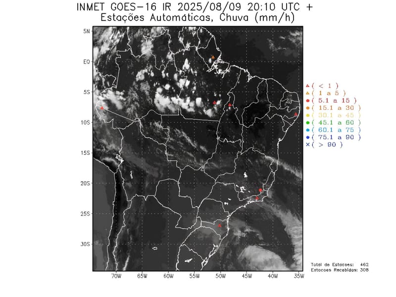 Brasil vive contraste climático: geada no Sul e chuva no Norte neste fim de semana imagem da publicação