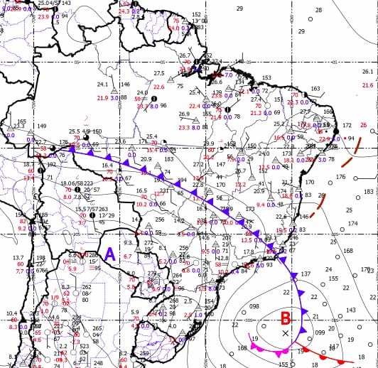 Frente fria avança pelo Brasil e traz risco de geada no Sul e Sudeste imagem da publicação