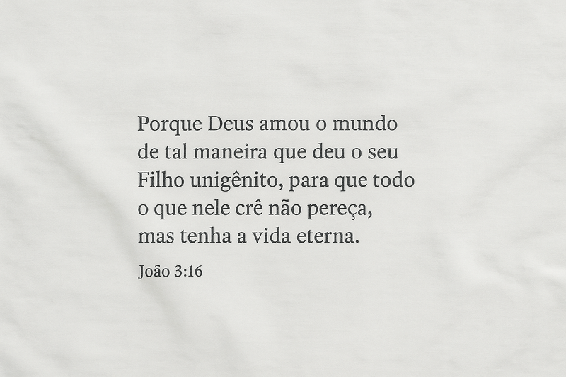 João 3:16 — O que significa “Porque Deus amou o mundo” segundo a própria Bíblia imagem da publicação